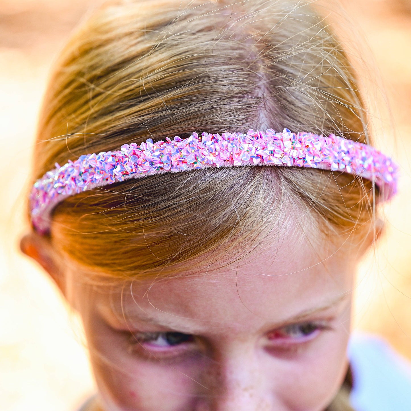 Frog Sac - Thin Sequin Headband - Non Slip Hair Accessories for Kids