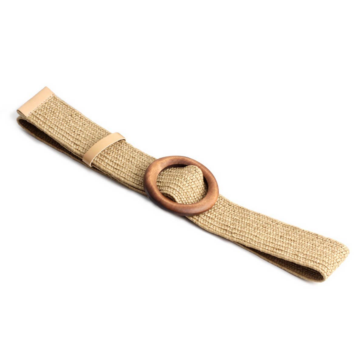 NINEXIS - CWABE0379_ROUND BUCKLE FASHION STRETCH BELT