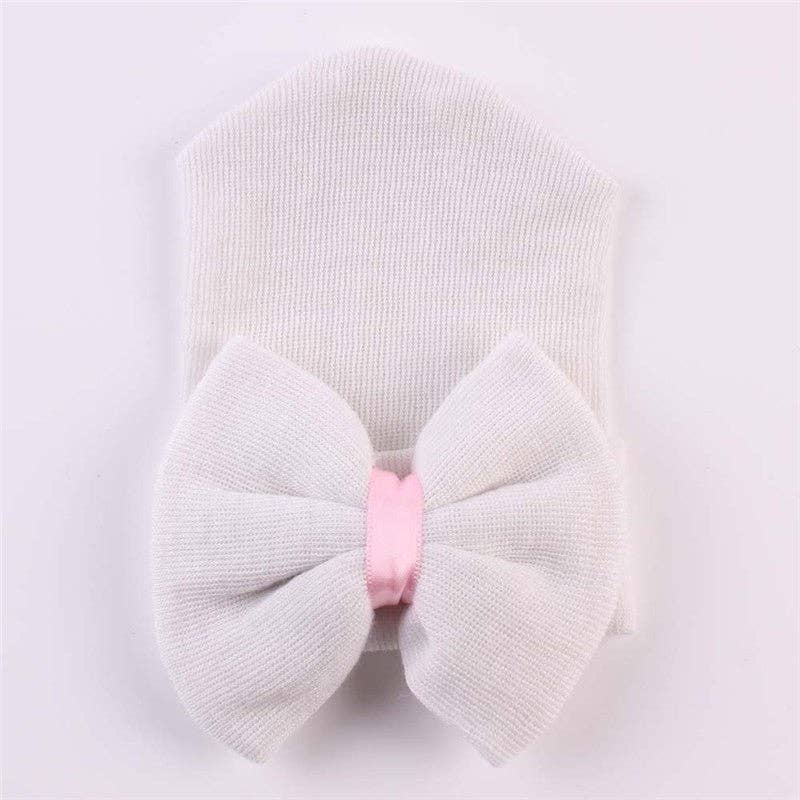 DetailCherry - Newborn Baby Large Bowknot Knitted Hat