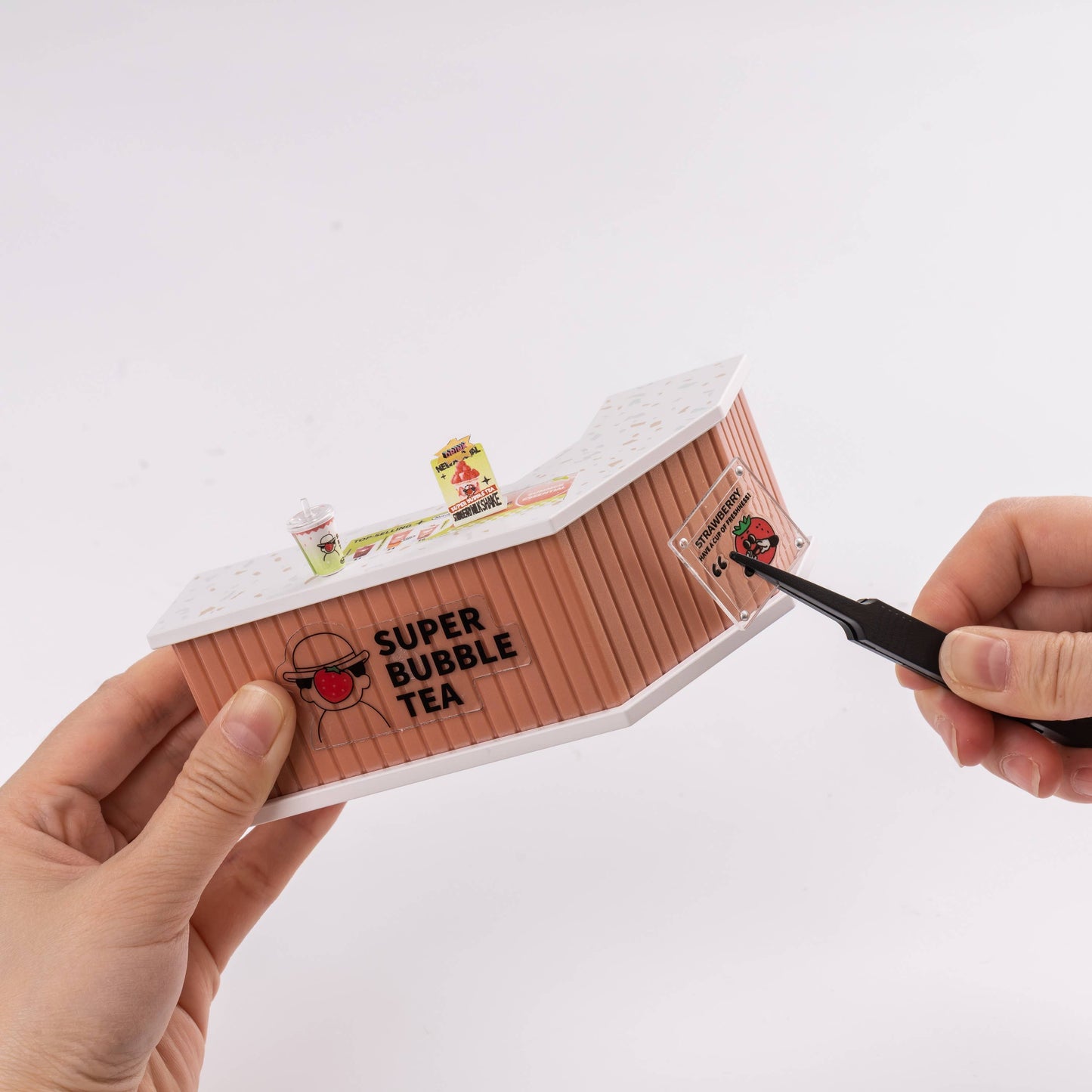 Hands Craft - DIY Miniature House Kit: Double Joy Bubble Tea