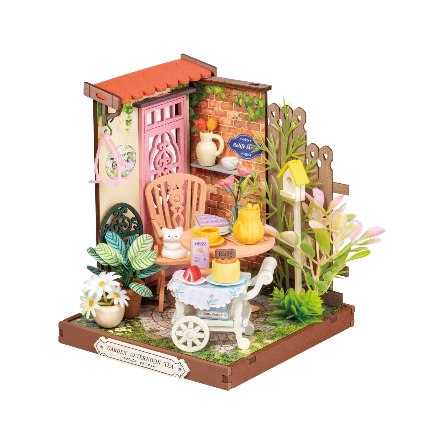 Hands Craft - DIY Miniature House Kit: Fancy Tea Yard