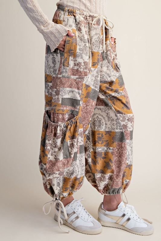 Mocha Patchwork Pant