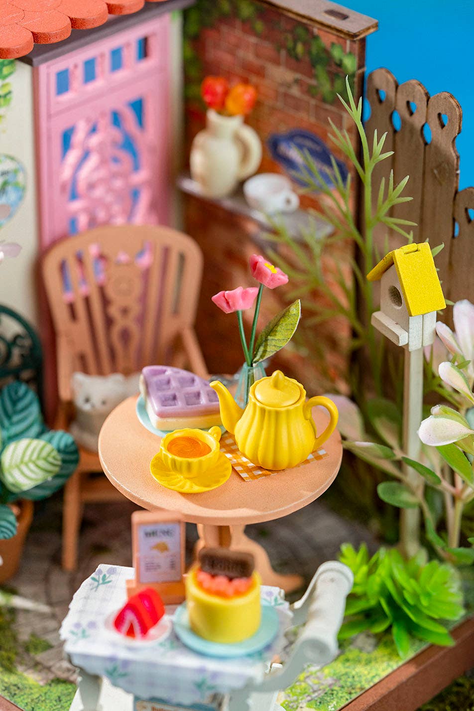 Hands Craft - DIY Miniature House Kit: Fancy Tea Yard