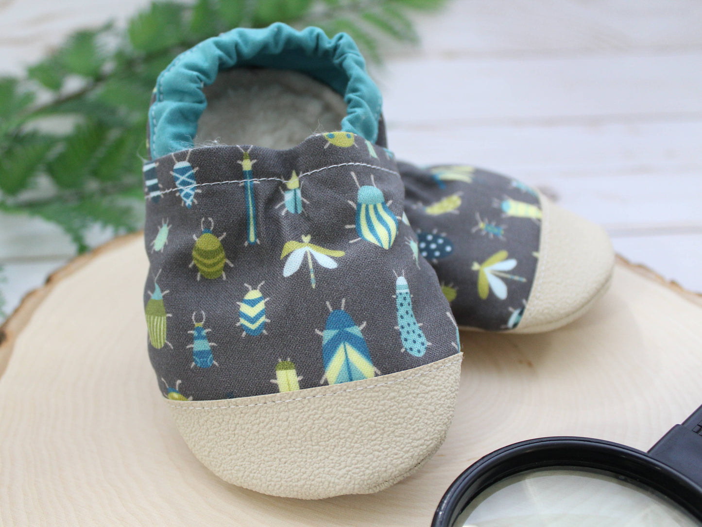 Scooter Booties - Buggy Beetles Baby Shoes