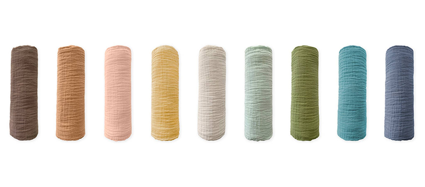 SwaddleDesigns - Jadeite Muslin Swaddle Blanket, Premium Cotton