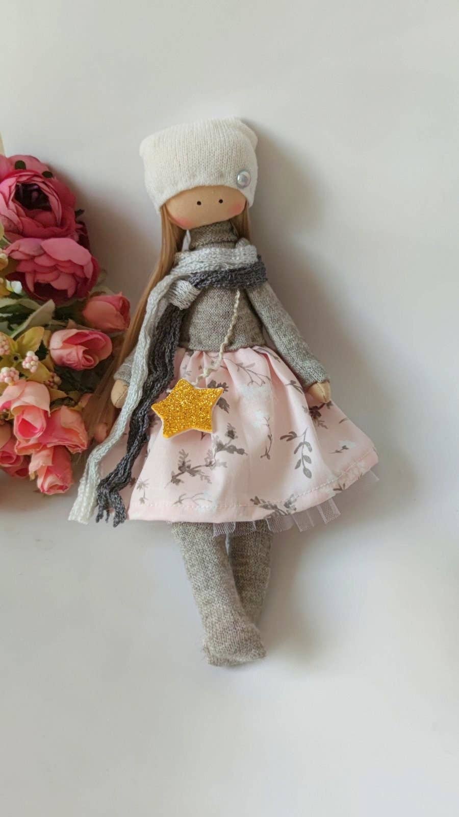 ChernikovaNataliya - Heirloom Cloth Rag Doll, Toddler Gift, Nursery Decor