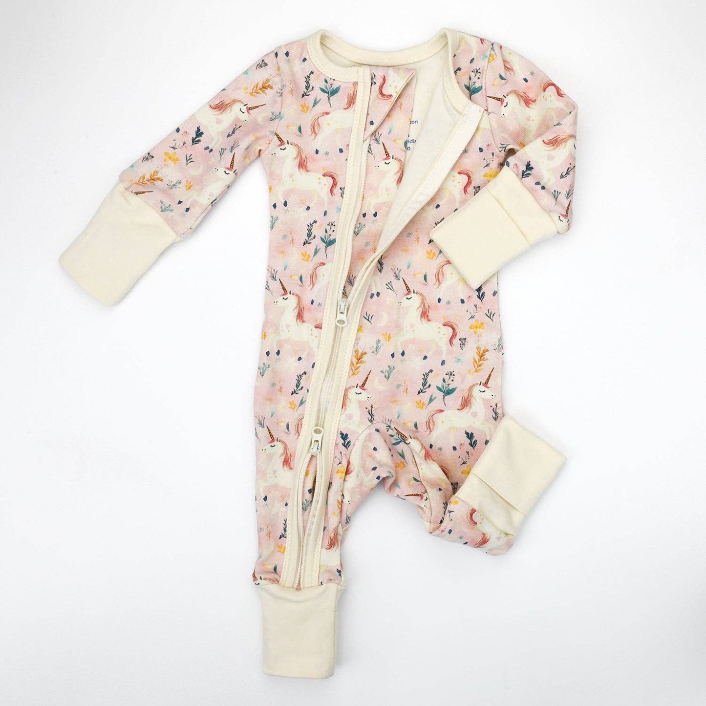 Earthy - Organic Cotton Baby Pajamas 2-Way Zip Front Zipper Sleeper, Zara