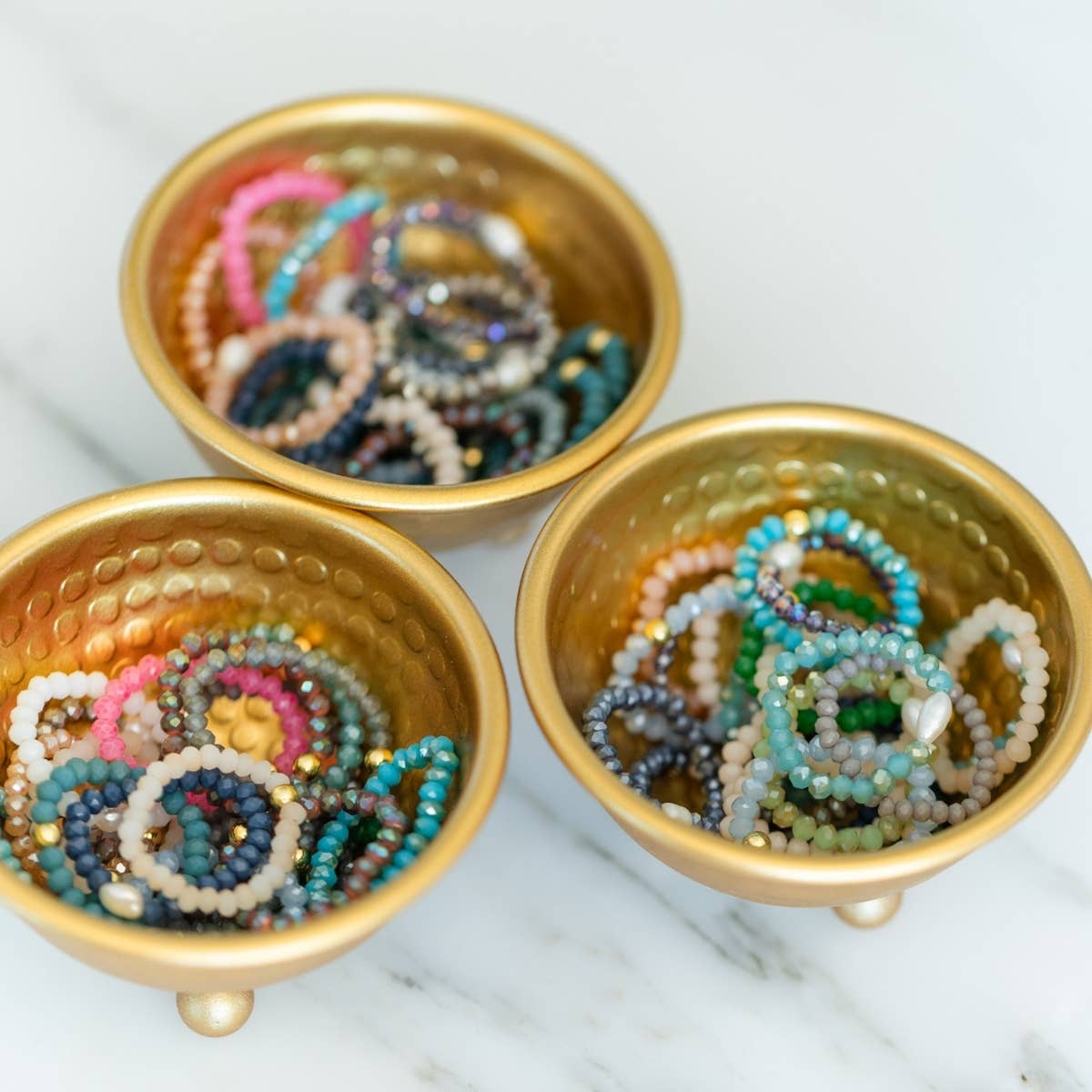 Splendid Iris - Stretch Crystal Rings - Assorted