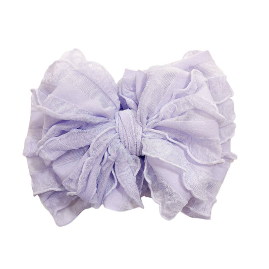 Rockin Royalty - Lavender Ruffled Headband