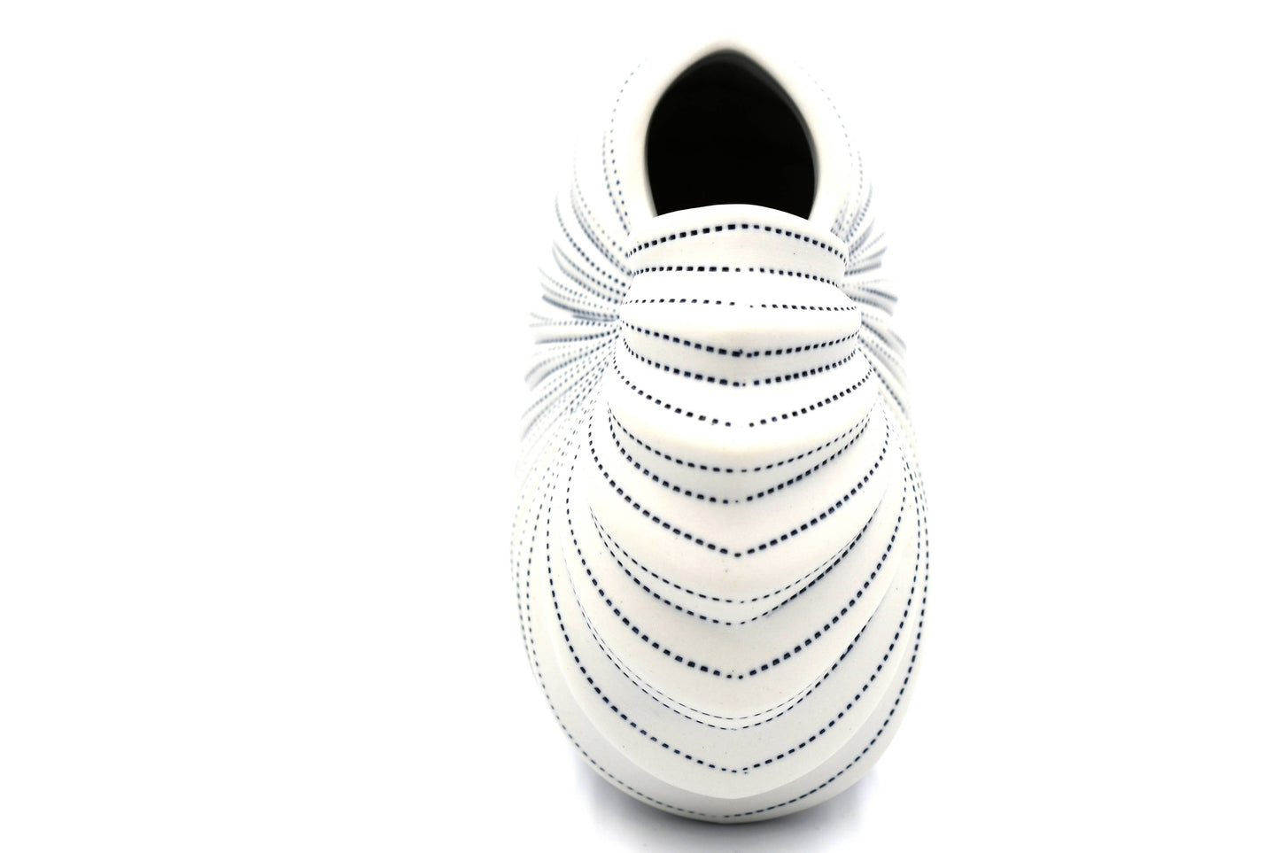 Art Floral Trading LLC - 1280W26 PALM S-Handcrafted Porcelain Vase