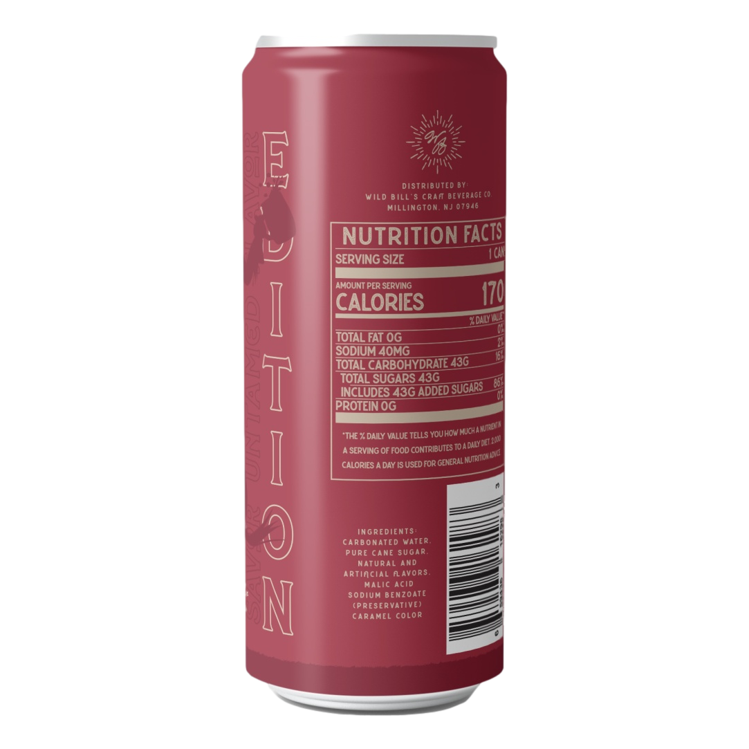 Wild Bill’s Craft Beverage Co. - Apple Pie - Premium Cane Sugar Soda, 12-Pack, Cans