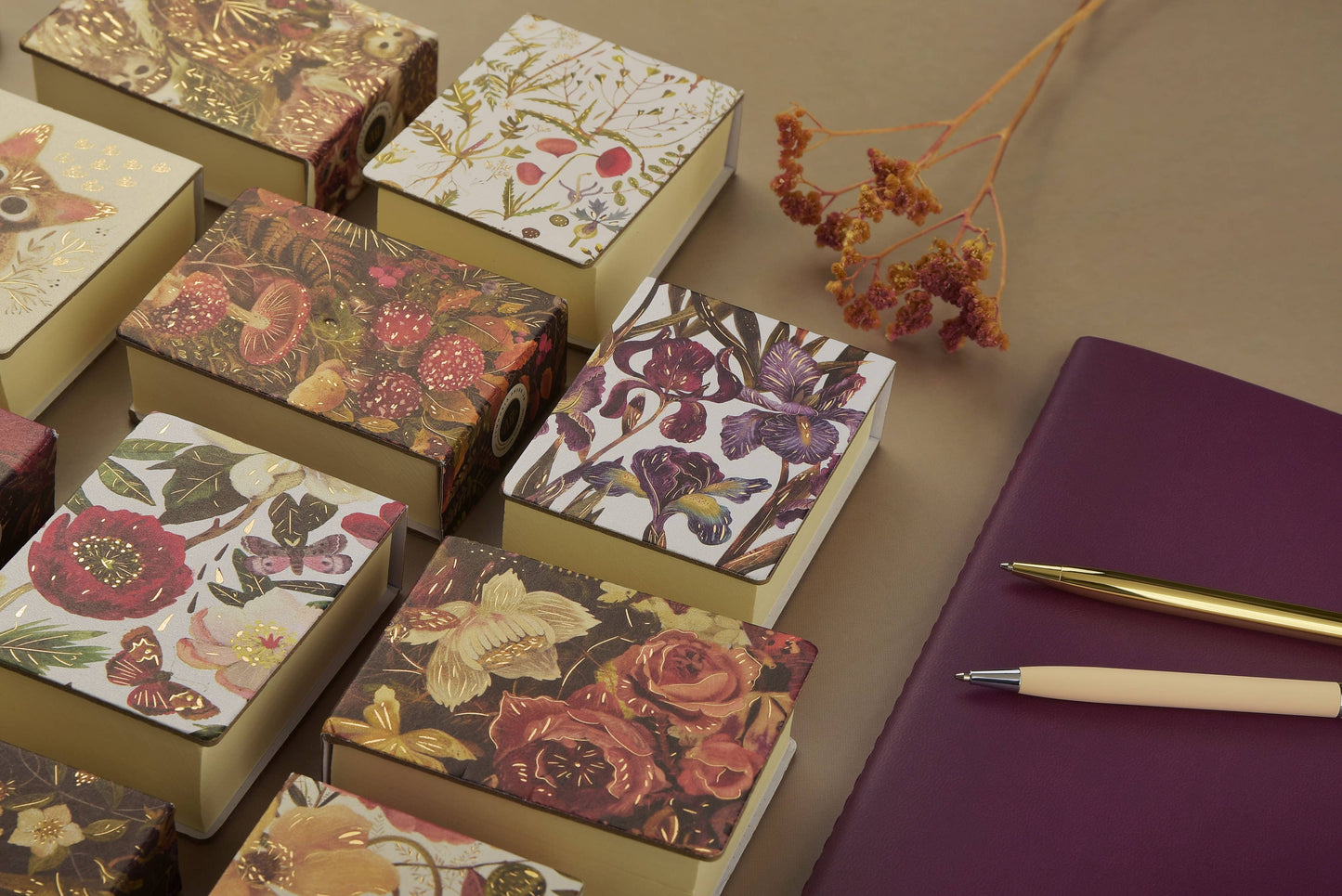 BV by Bruno Visconti - A7 Tear-Away Notepad - Forest Mushrooms 
