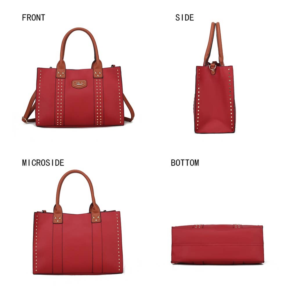 MKF Collection - MKF Davina Tote Handbag and Wallet Vegan Leather Women