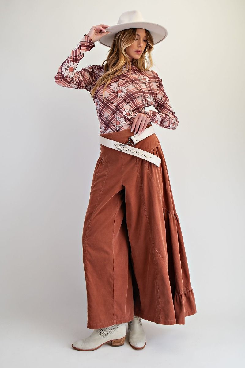 Brick Corduroy Pants