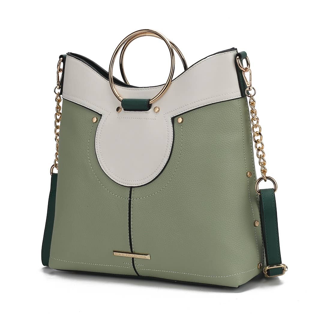 MKF Collection - MKF Kylie Top Handle Satchel Handbag Vegan Leather