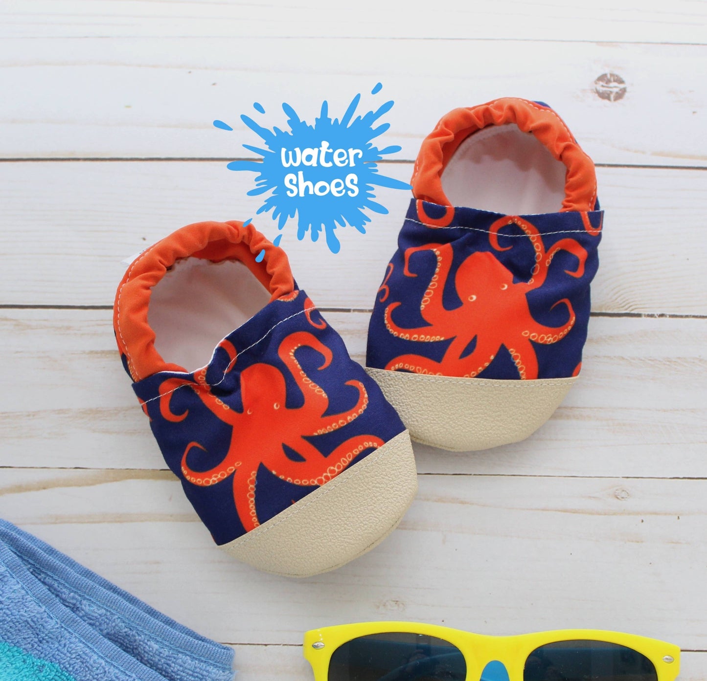 Scooter Booties - Octopus Baby Water Shoes