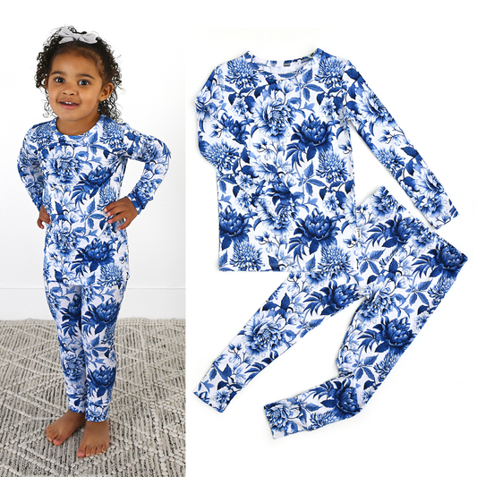 Gigi and Max - Hattie TWO PIECE - NO BUTTON Bamboo Toddler Lounge Set