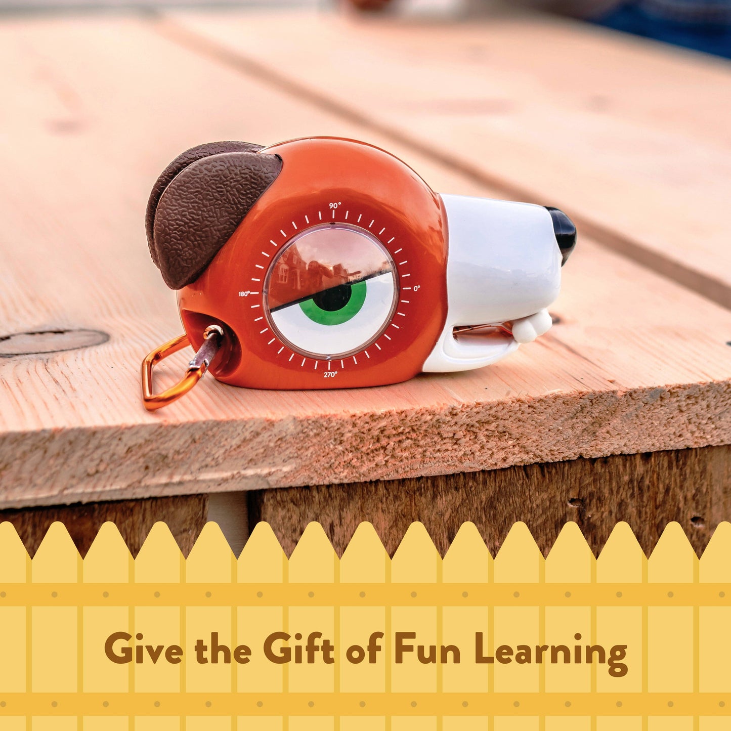 Handy Famm - 4-in-1 STEM Tape Measure / Construction Tool - Dog - "Fido"