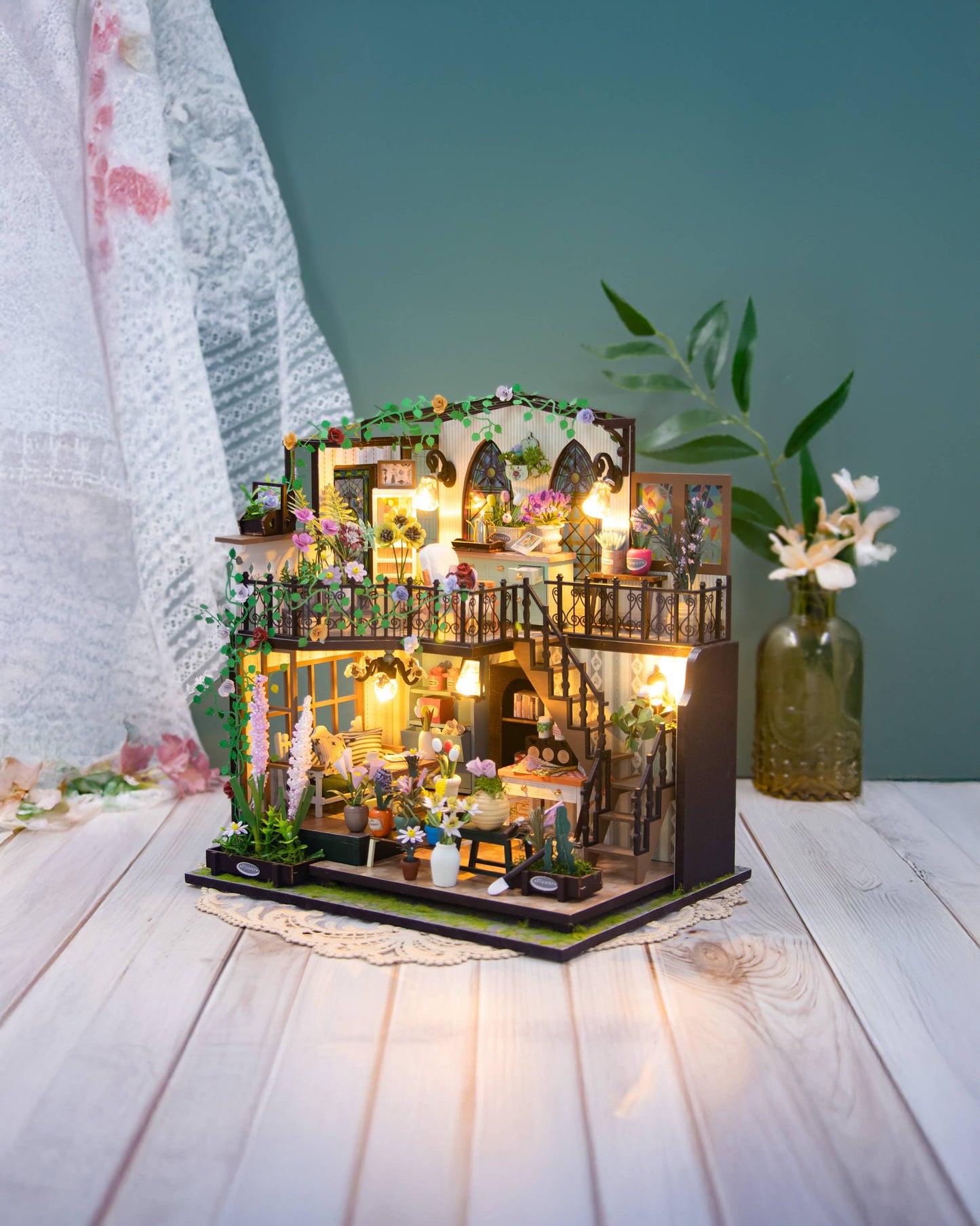 Hands Craft - DIY Miniature House Kit: Garden Loft