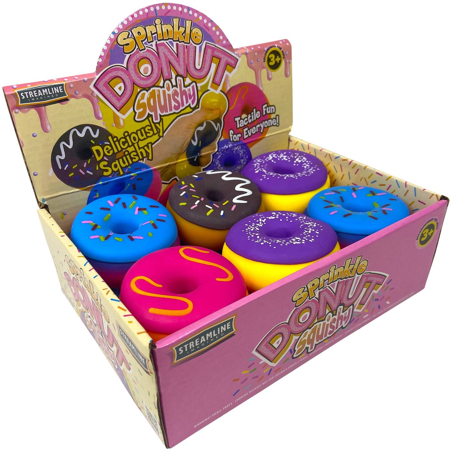 Streamline - Sprinkle Donut Squeeze Toy