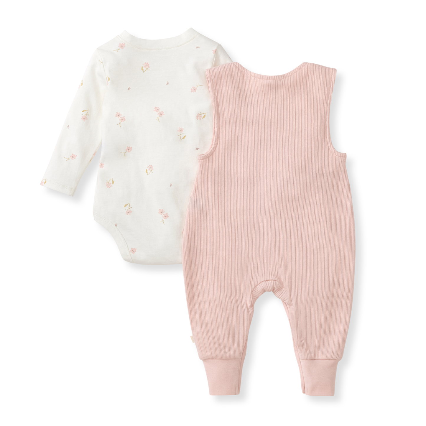 Burt's Bees Baby - Floral Bodysuit & Jumpsuit Baby Girl Set