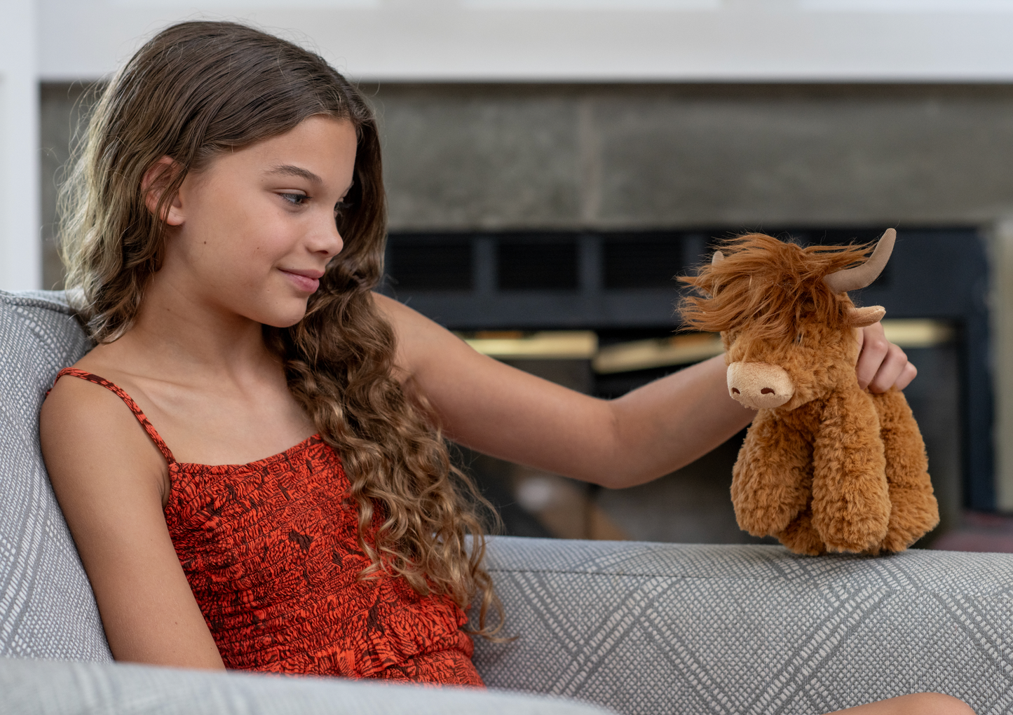 The Petting Zoo - Wild Onez Highland Cow Small 9" (20cm) Farm/Barnyard Animal