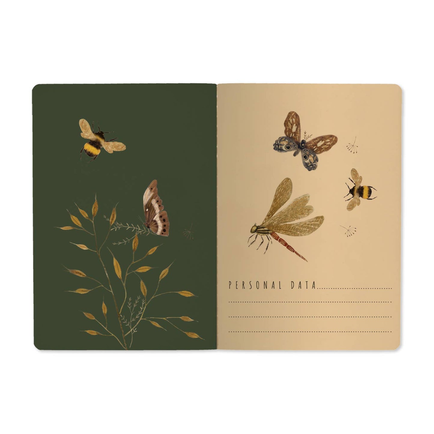 BV by Bruno Visconti - A5 Notebook -  Butterflies and Friends