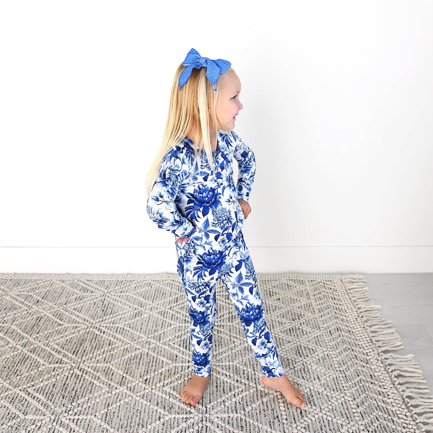 Gigi and Max - Hattie TWO PIECE - NO BUTTON Bamboo Toddler Lounge Set