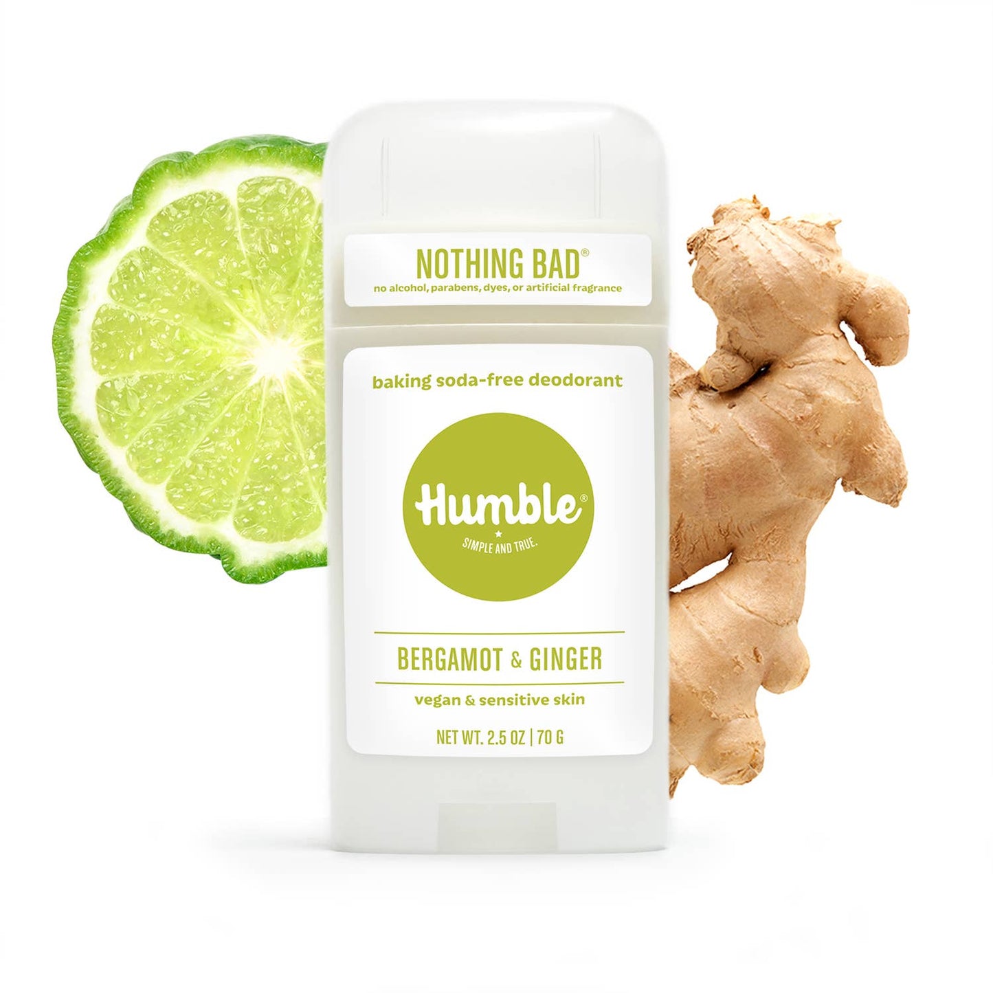 Humble Brands, Inc. - Bergamot & Ginger Vegan & Sensitive Deodorant