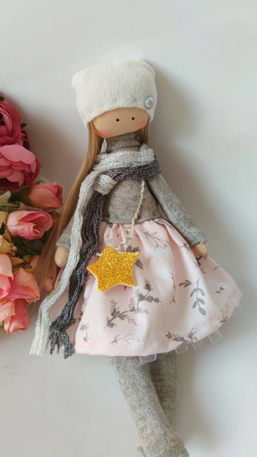 ChernikovaNataliya - Heirloom Cloth Rag Doll, Toddler Gift, Nursery Decor