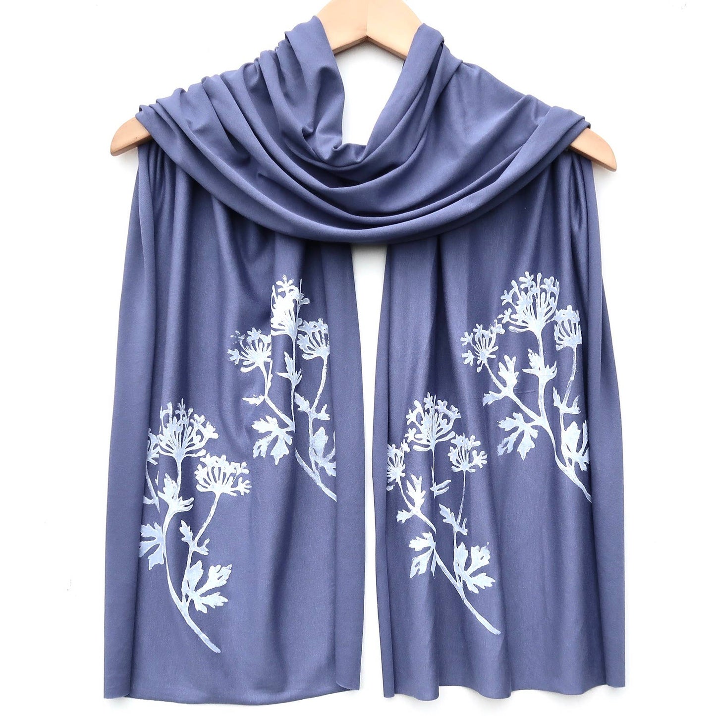Windsparrow Studio - Scarf - Parsley (white ink)