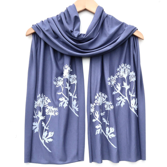 Windsparrow Studio - Scarf - Parsley (white ink)