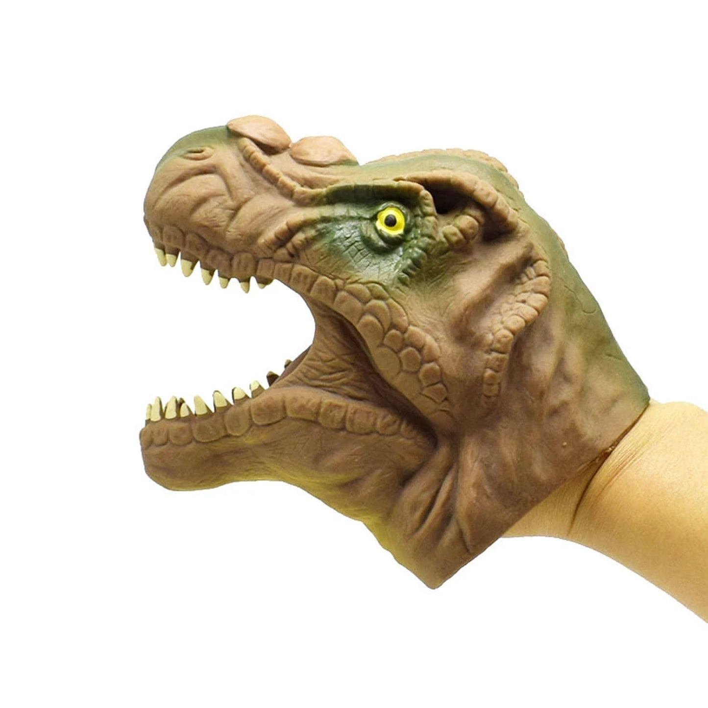 JSBlueRidge Toys - Dinosaur Head Hand Puppet Kids Toy- Assorted in Bulk