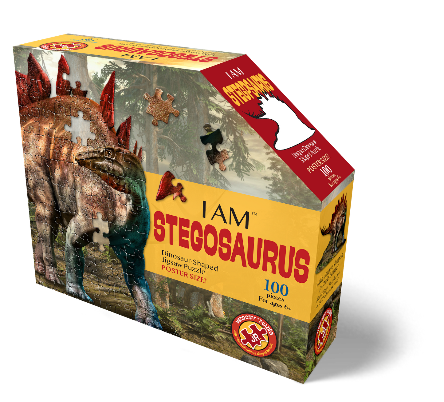Madd Capp Games & Puzzles - I AM STEGOSAURUS 100 piece jigsaw puzzle - gift