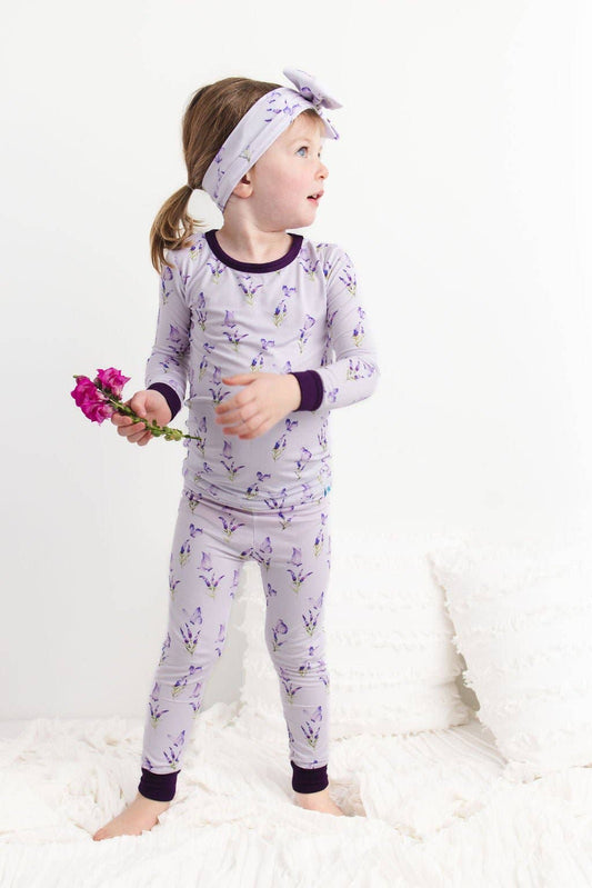 Jammie Session formerly Big Dreams Little Jammies - Estella (Lavender Butterfly) Long Sleeve PJ's BDLJ