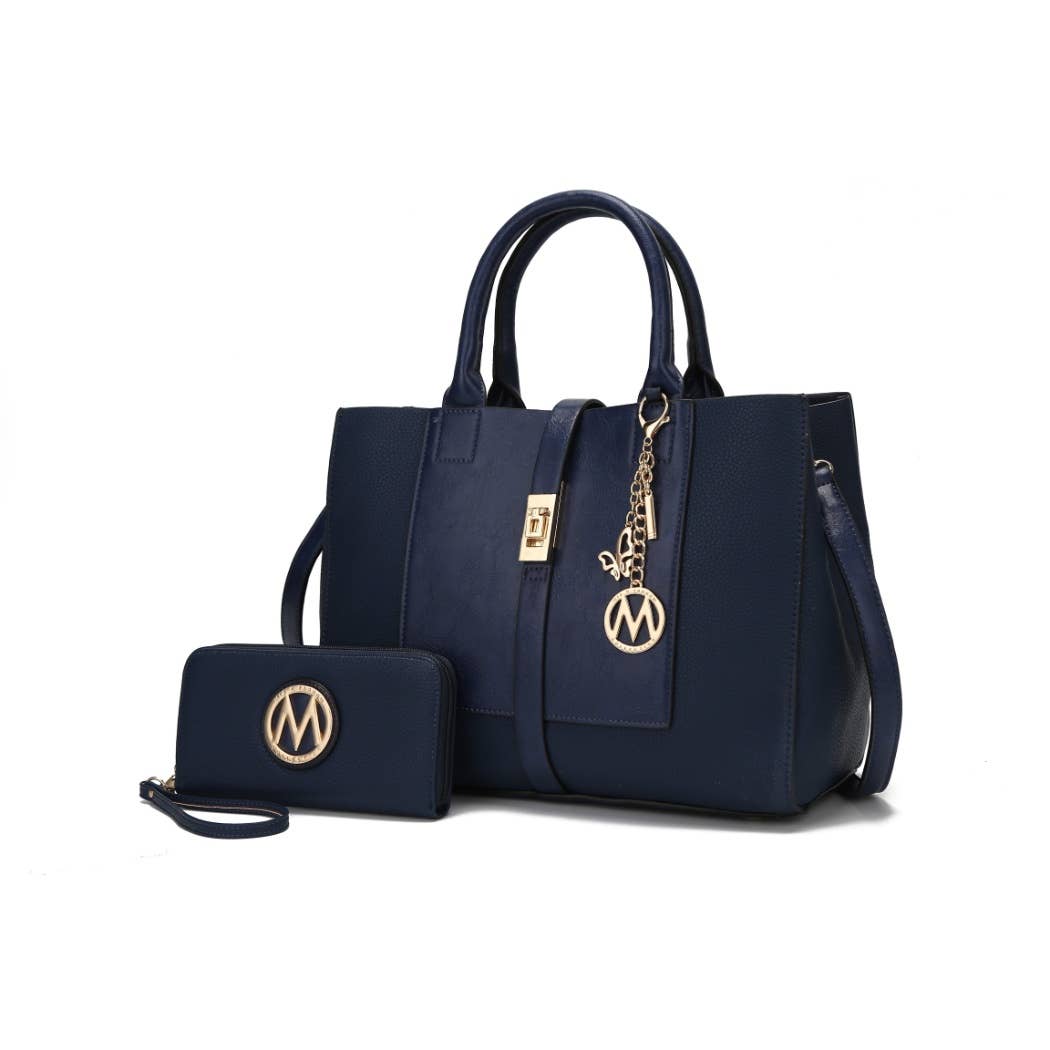 MKF Collection - MKF Yola Women's Satchel Bag with Wallet Set.