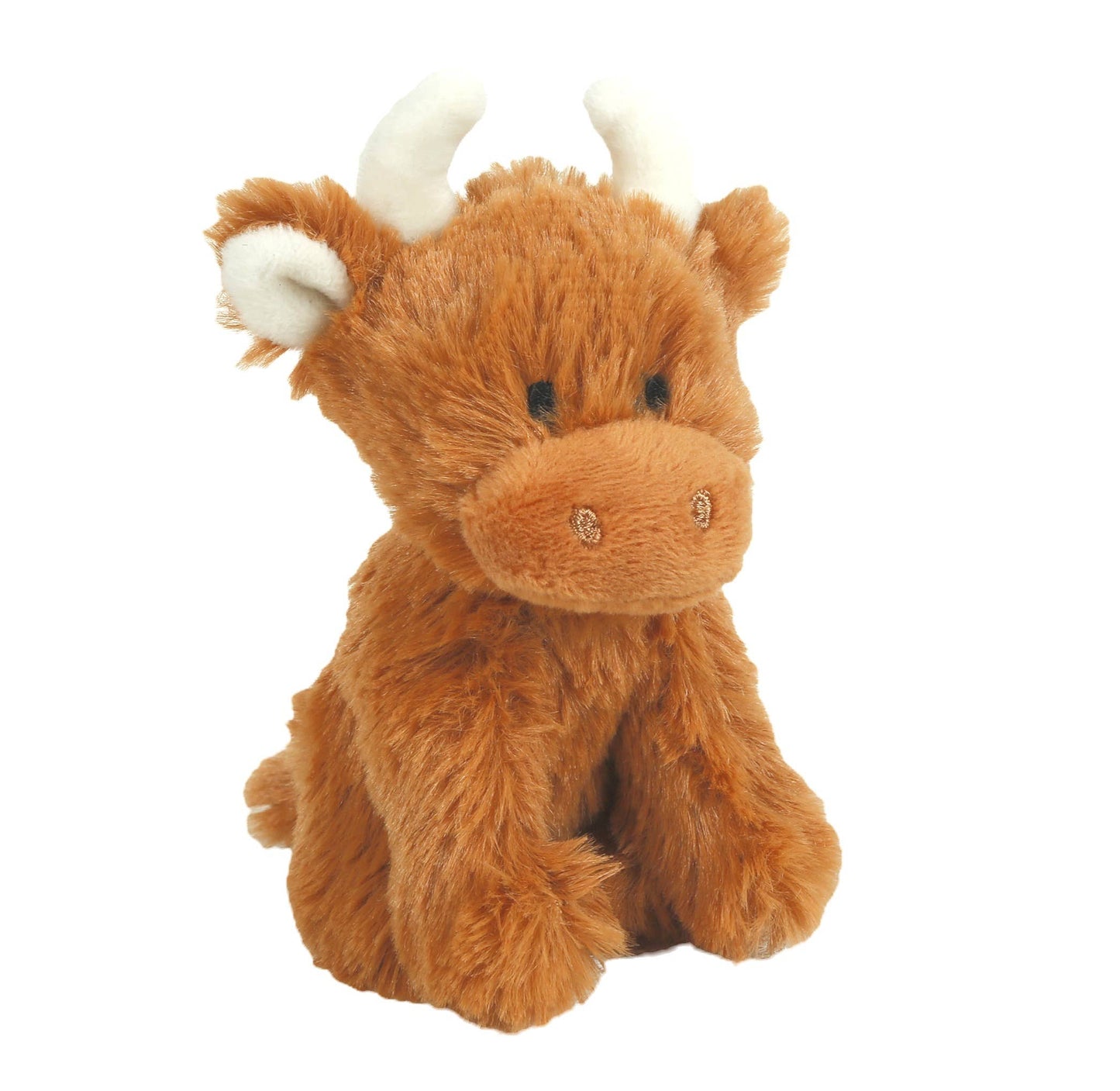 Jomanda Soft Toys & Accessories - Brown Highland Cow Plush Baby Soft Mini Toy - 11cm