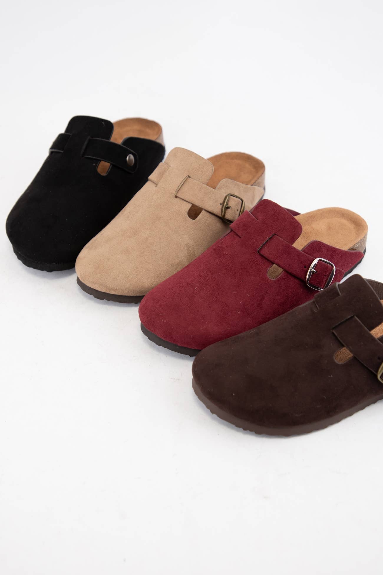 CCOCCI - REGIS ROUND TOE CLOG SANDALS WITH BUCKLE DETAIL