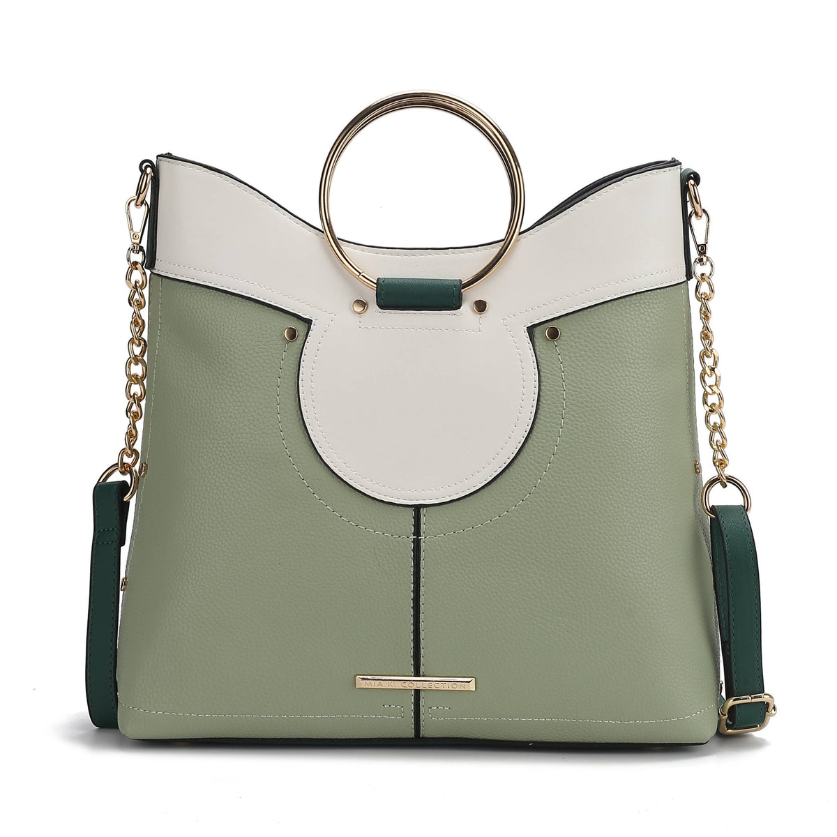 MKF Collection - MKF Kylie Top Handle Satchel Handbag Vegan Leather