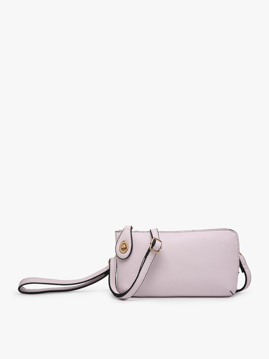 Jen & Co. - M1818 Kendall Crossbody/Wristlet w/ Twist Lock Closure