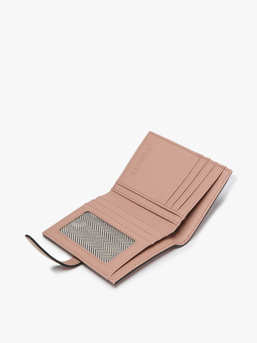 Jen & Co. - *SALE* WL2066 Bessie Canvas Wallet w/ Slip Closure