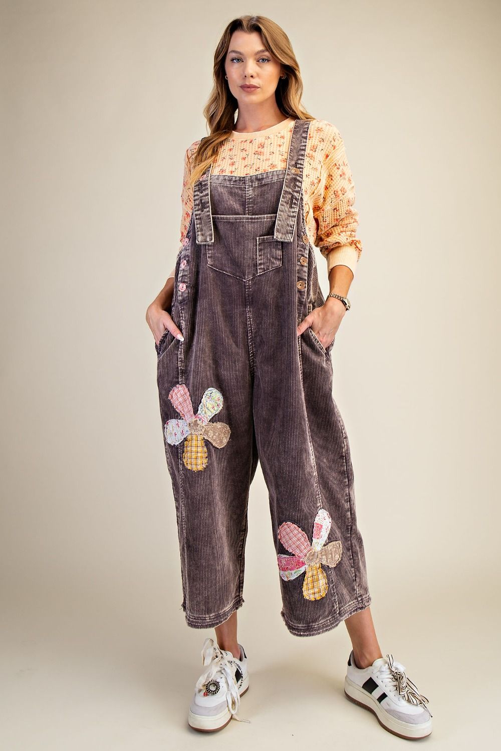 Brown Corduroy Overalls