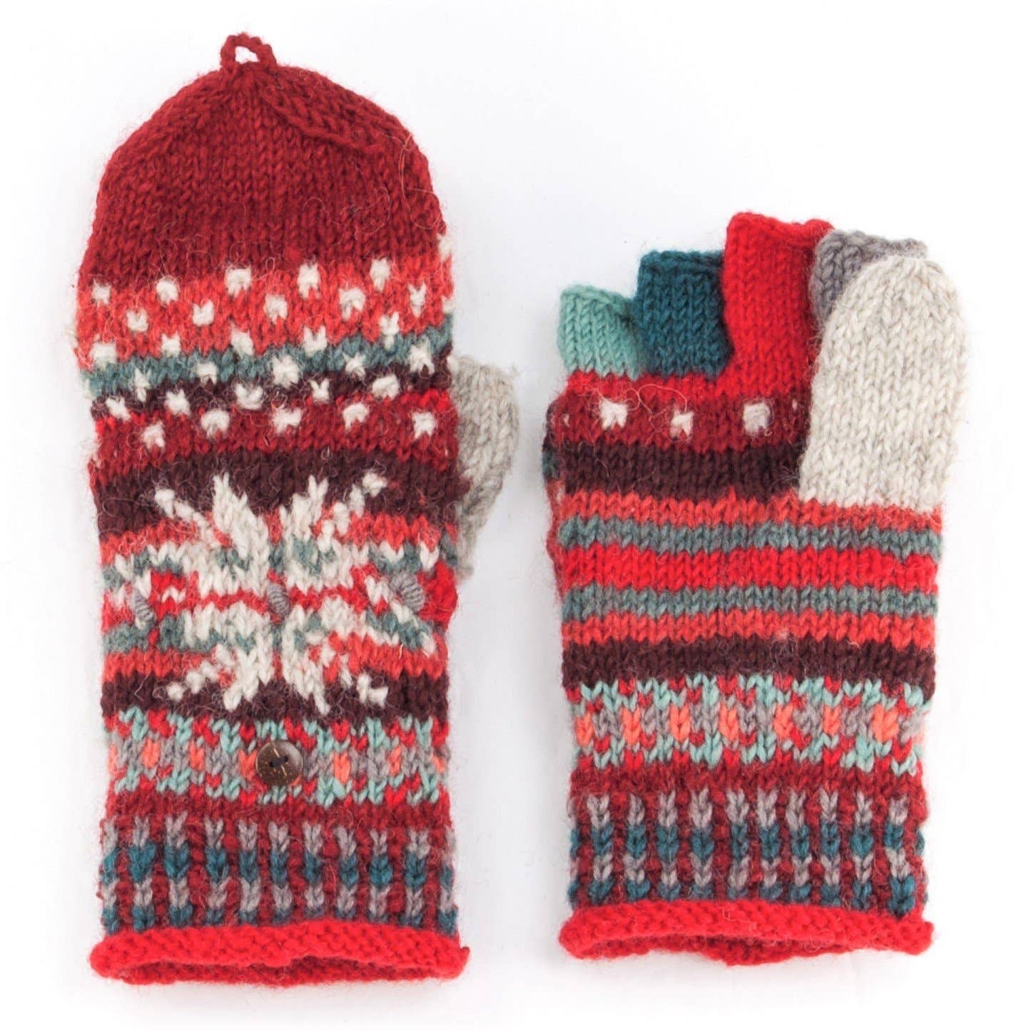 Lost Horizons Knitwear - Jasper - women's wool knit finger mittens