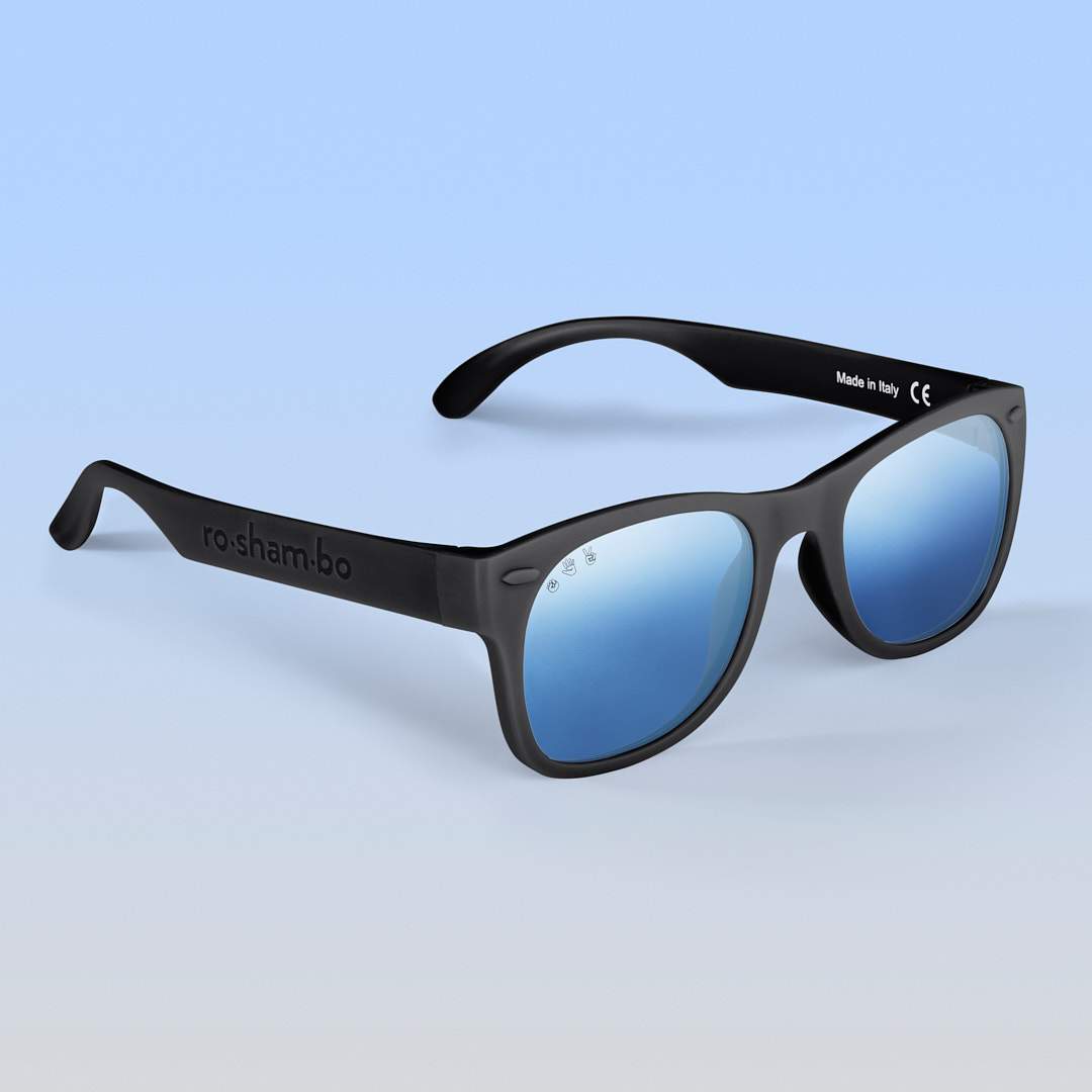 Roshambo Eyewear - Black Sunglasses for Baby, Kids, Teens & Adults