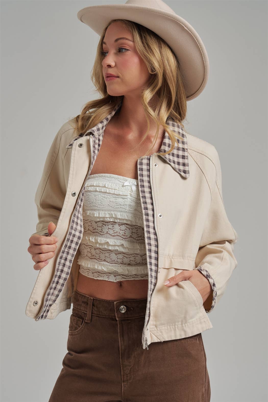 BON - VINTAGE OXFORD CANVAS TWILL FALL JACKET_JLT00253-01