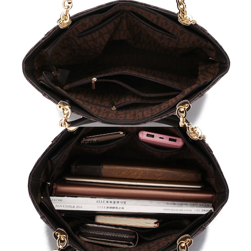 MKF Collection - MKF Braylee M Signature Tote Women's Handbag by Mia K