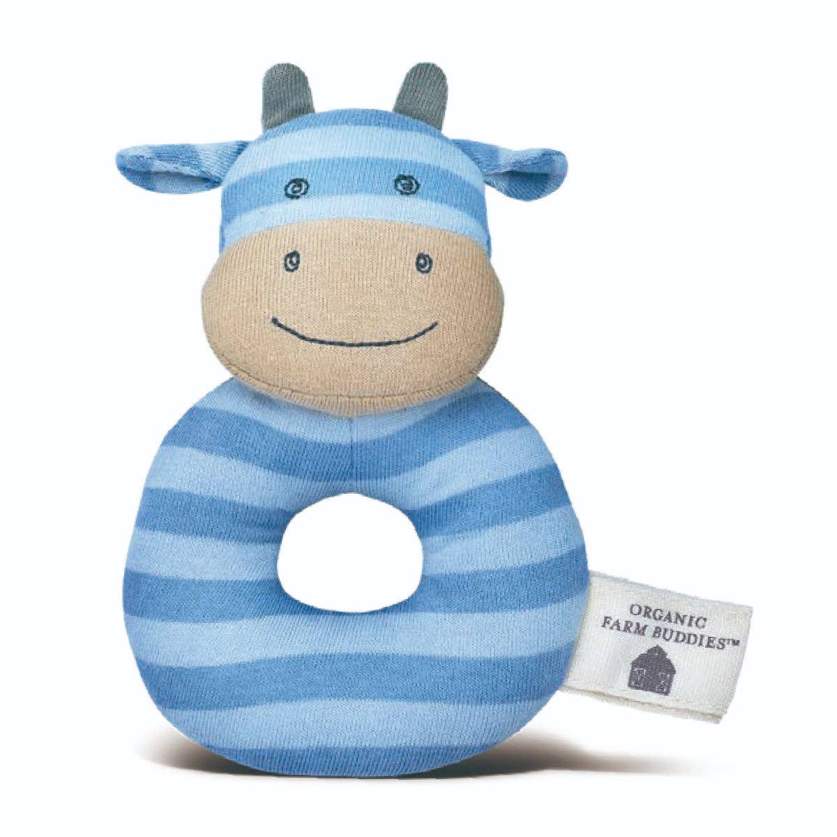 Apple Park - Mr. Moo - Teething Rattle