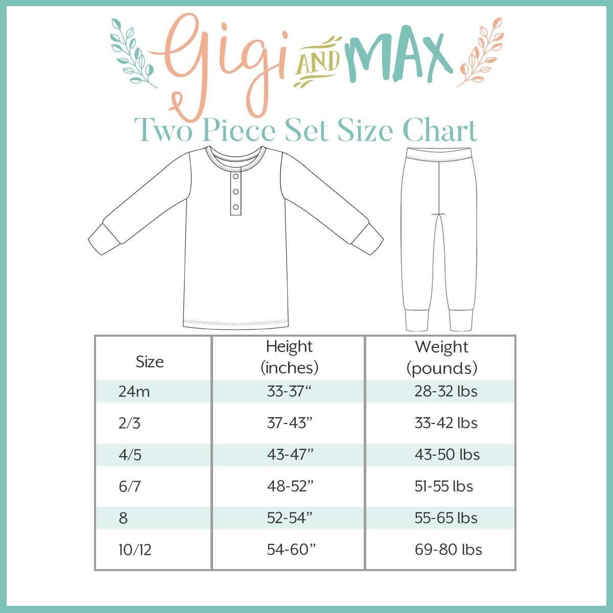 Gigi and Max - Lola Ruffle Two Piece Set Bamboo Clothing Kids Pajamas