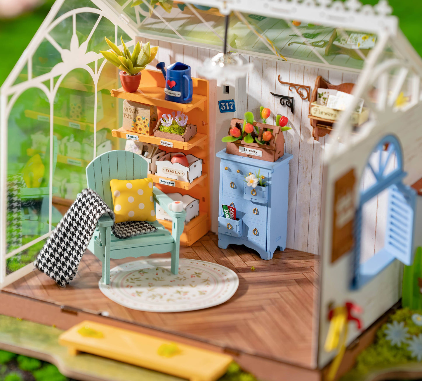 Hands Craft - DIY Miniature House Kit: Dreamy Garden House