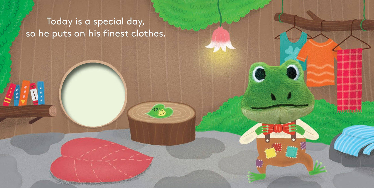 Chronicle Books - Little Cottage Frog: Finger Puppet Book